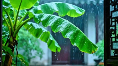 雨打蕉叶4K