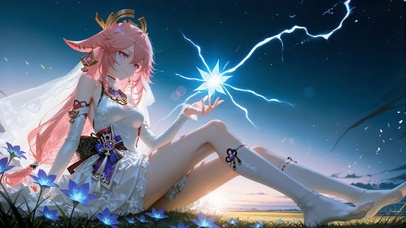 星河婚纱神明少女