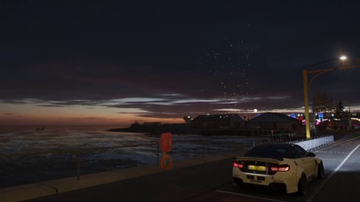 地平线4-海边夜景