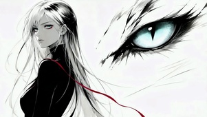 冷艳少女与青蓝魔眼