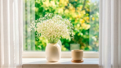 窗边小花