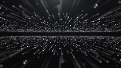 抽象空间白色线条