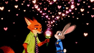 浪漫发光玫瑰朱迪尼克