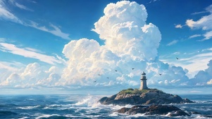 海岸灯塔
