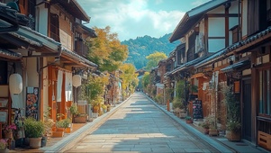 静谧古镇街道