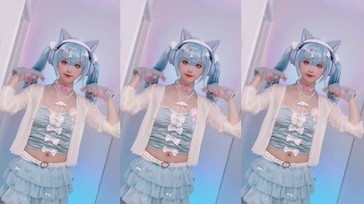 4k小桑双马尾跳舞