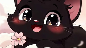 可爱萌宠带鱼屏