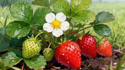 护眼草莓树