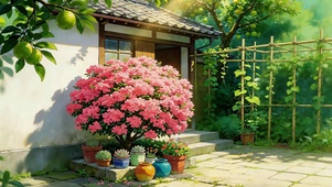 花满果树庭院