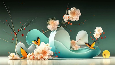 简约插画小清新ai