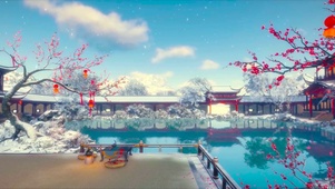 寒风梅花