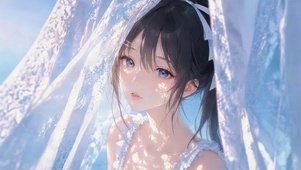 可爱忧郁少女