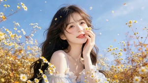 清纯可爱女孩
