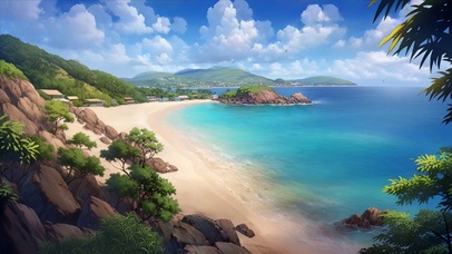 唯美 海边