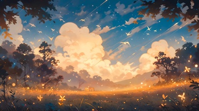 4K 晴天傍晚