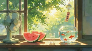小时候夏日光景