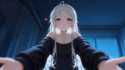 可爱治愈调皮女孩