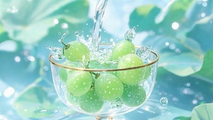 水流葡萄