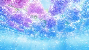 水面绣球花