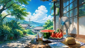 夏日西瓜