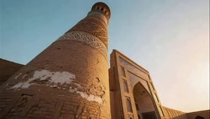 日落变化异域建筑