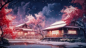 唯美动漫场景