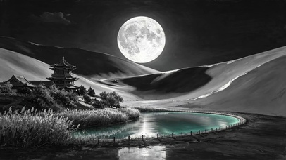 银月照山河