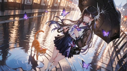 雨天猫和海瑟音