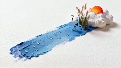 小清新微缩鹤溪的颜料奇境