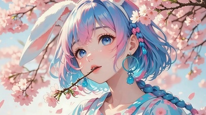 樱林兔耳少女