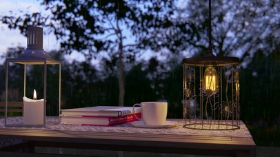 治愈下雨天安静的看书