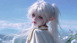 银发精灵少女芙莉莲