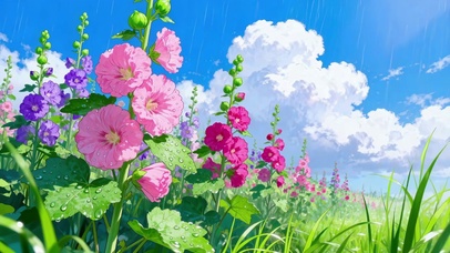 护眼缤纷花海