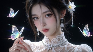 蝴蝶与女神