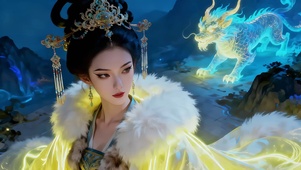 美丽女王和她的守护神兽1