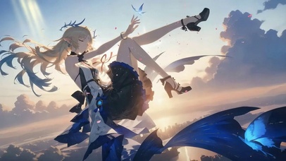 坚果下落唯美少女