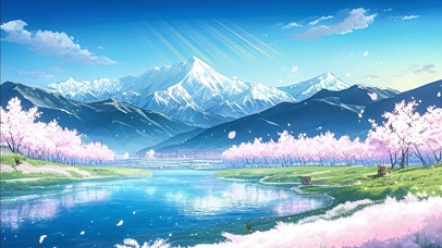 唯美风景AI壁纸