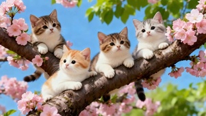 樱花枝小猫们