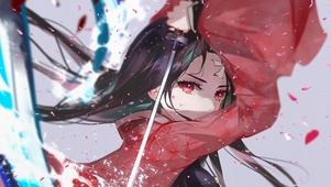 樱花剑士少女