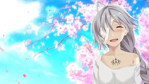 可爱樱花节少女
