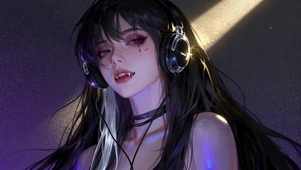 暗黑酷飒吸血鬼少女