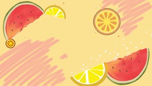 夏天夏季夏日涂鸦水果