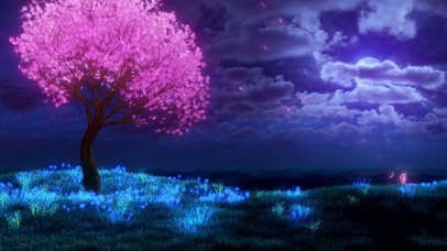 唯美舒适银月夜