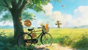 夏日乡村田野