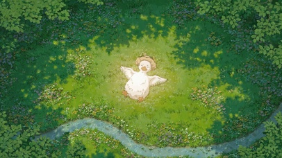 绿野白色小鸭