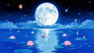 莲池中秋夜