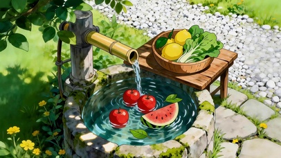 井畔清凉夏果 治愈