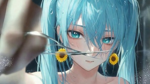 初音未来剪头发
