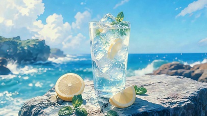冰柠遇海风
