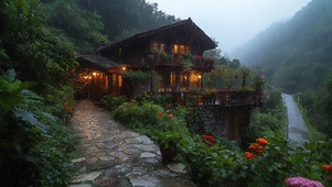 雨天小屋